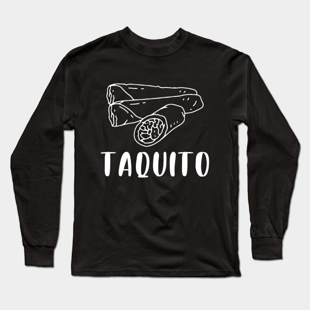 Cute Taco & Taquito Mom Dad Long Sleeve T-Shirt by CovidStore